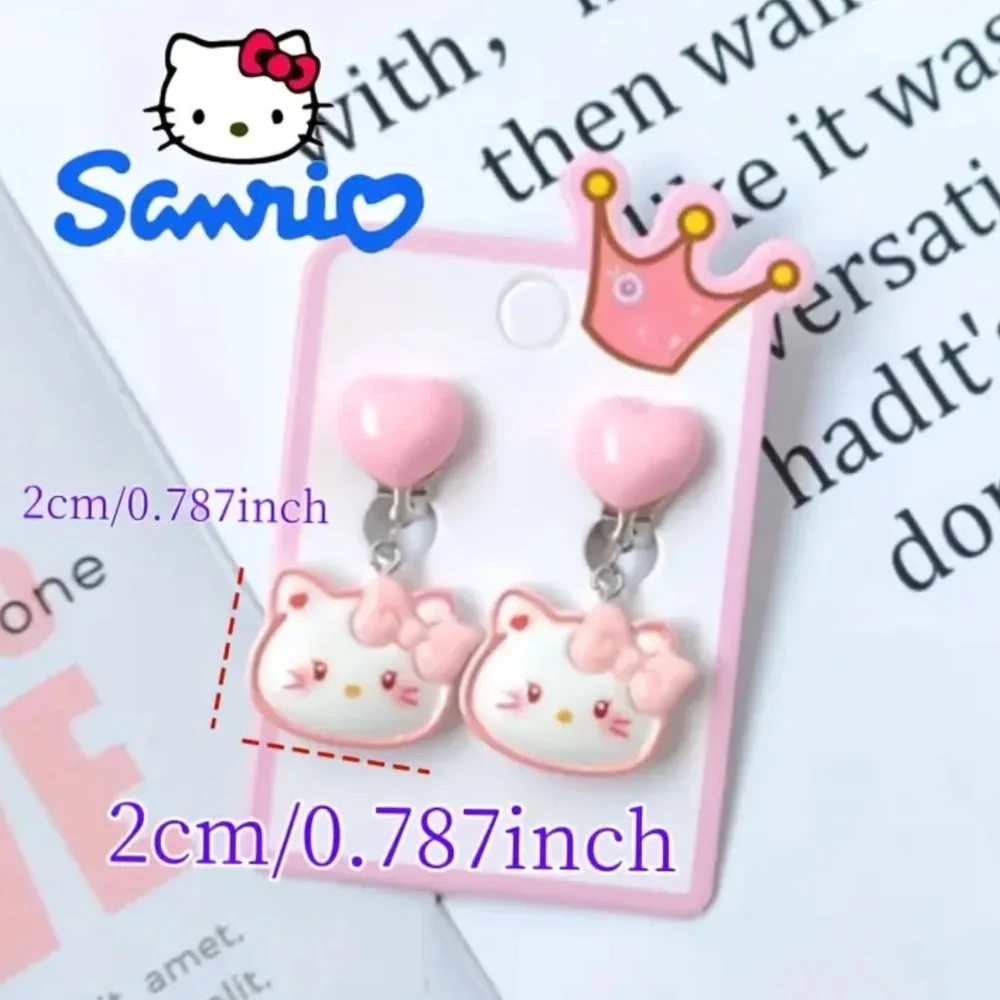 NWT! 6 Pairs of Sanrio Hello Kitty and Friends CLIP ON Earrings!